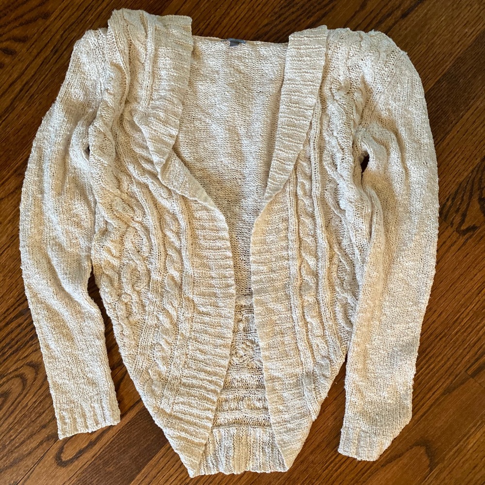 Light beige cardigan